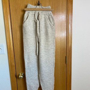 MANGO fuzzy sweatpants